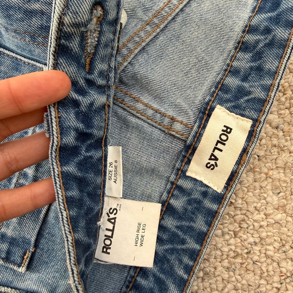 ROLLA'S High Rise Wide Leg 26 (fits more like a 25)